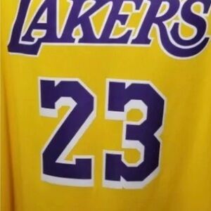 NIKE LEBRON JAMES LA
LAKERS SWINGMAN HOME JERSEY SZ XL 52 PURPLE
